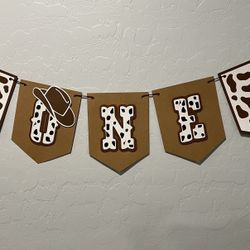 One Birthday Banner 