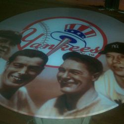 Yankees Custom 42" Round Glass Table Top