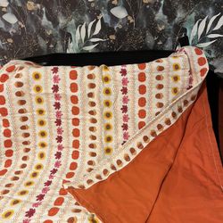 Reversible Fall Themed Blanket
