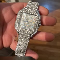 Men’s Vvs Moissanite Watch
