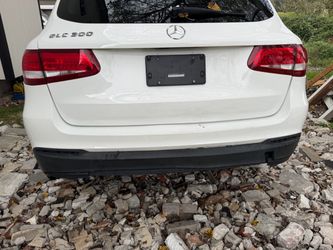 rear upper bumper Mercedes-Benz GLC 300 White