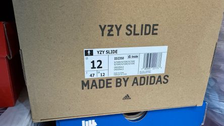 Adidas Yeezy Slide Slate Grey - US 12 - New in Box