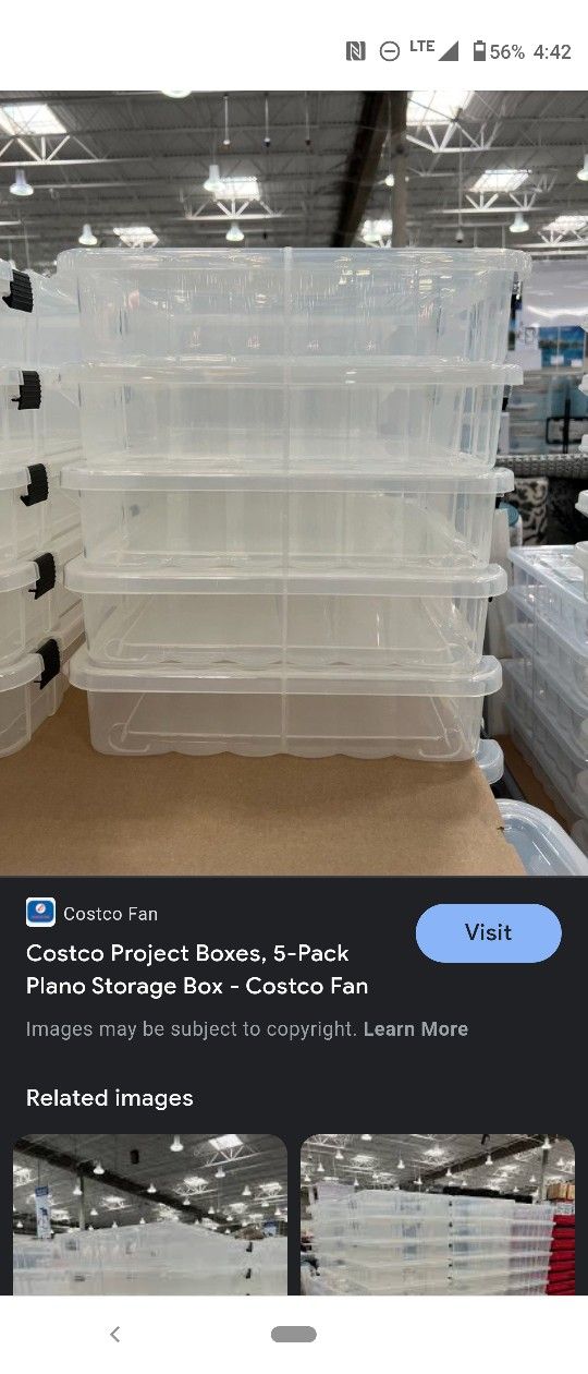 Costco Project Boxes, 5-Pack Plano Storage Box - Costco Fan