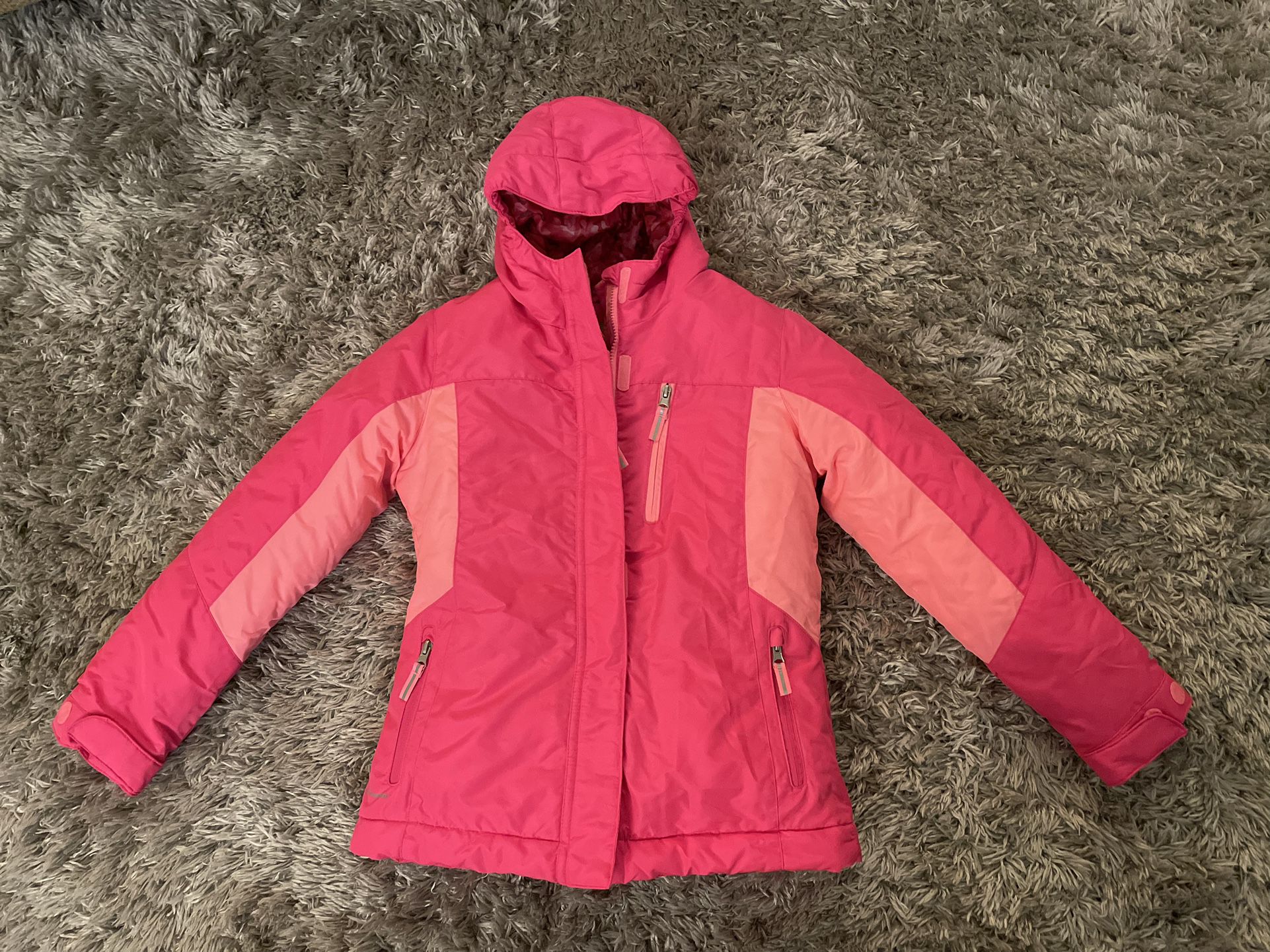 Girl’s 7-8 Medium, Champion Snow jacket- Pink