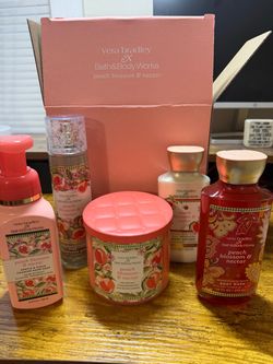 Peach Blossom and Nectar Bath and Body Works