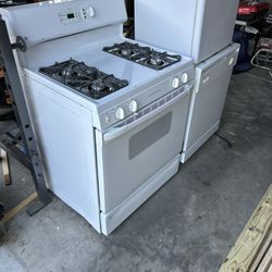 Matching Gas Stove And Also Mini Fridge