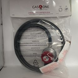 Gas High Pressure Regulator 20 Psi 4 Ft New