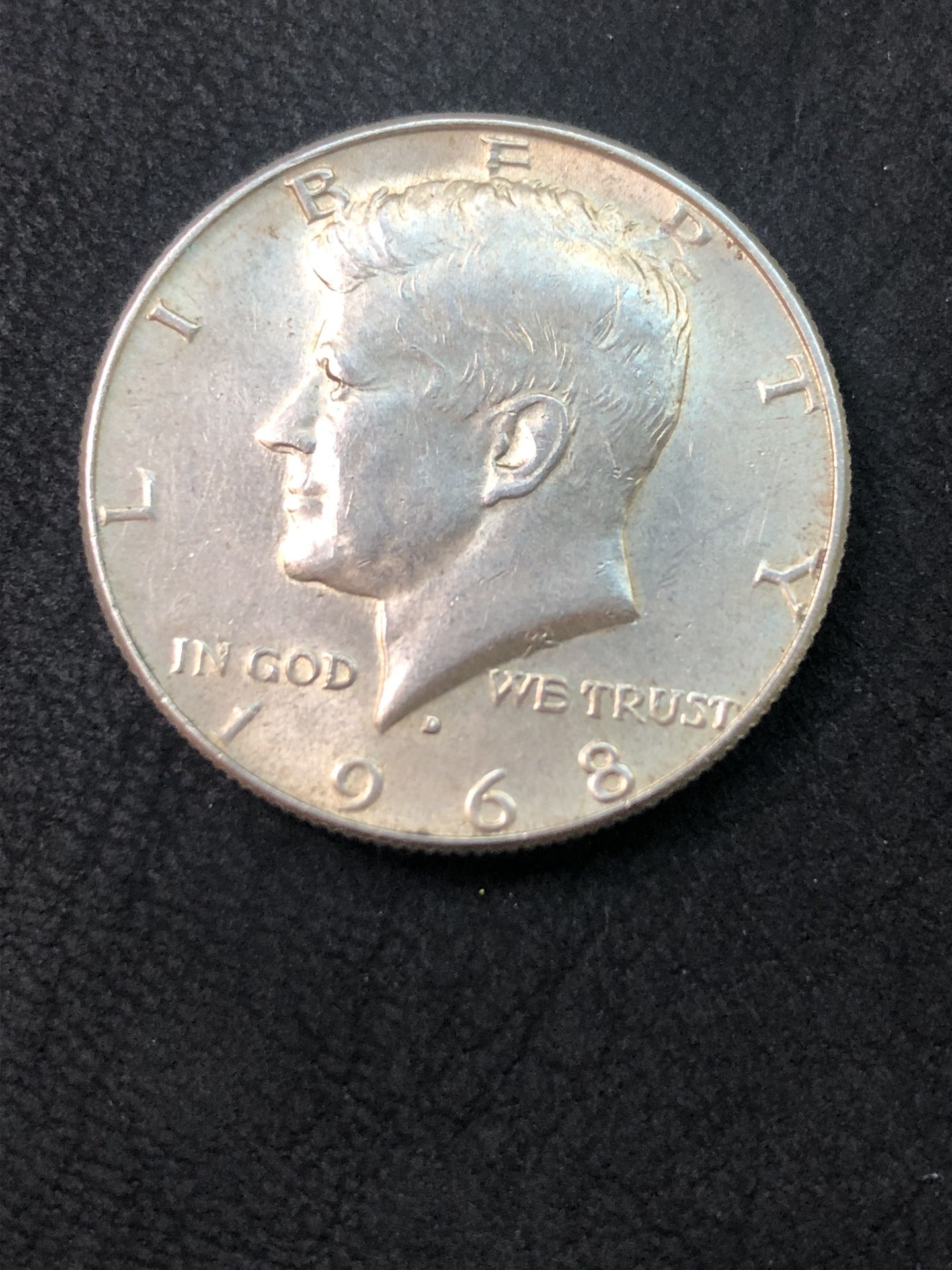 1968 D With RPM 40% Silver Kennedy Half Dollar 