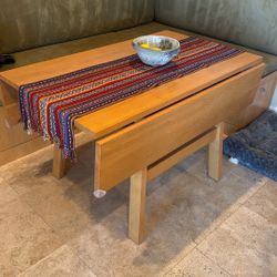 Wood Folding Dining Table 