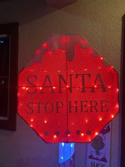Christmas Stop Sign