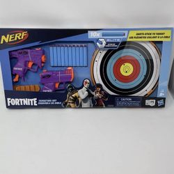 NERF Gun - FORTNITE Target Set - Micro TS-E and HC-E Blasters 10 Darts - NIB 