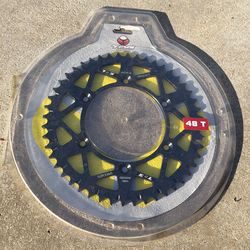 NEW TAG Metals Aluminum Rear Sprocket - 48 Tooth - Fits Suzuki RM/RMZ