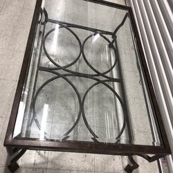 Sturdy Iron Coffee Table 