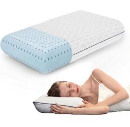 New Cooling Gel Memory Foam Pillow with Bamboo Cover