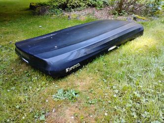 Inno Rack cargo ski snowboard box 6ft dual side opening