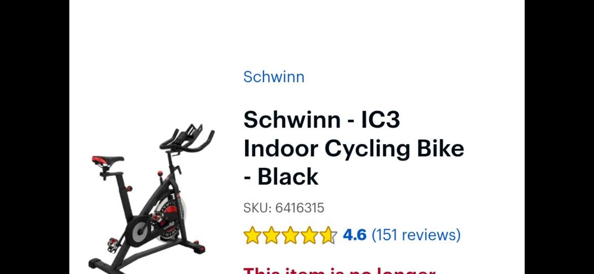 Schwinn IC3 Indoor Cycling Bike