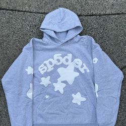 Grey Bulgua Sp5der Hoodie 