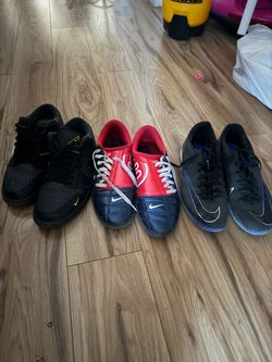 Nike soccer and jordan sneakers