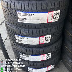 215/55R17 Falken Set of Tires Installed and Balanced Set de Llantas Nuevas Instaladas y Balanceadas