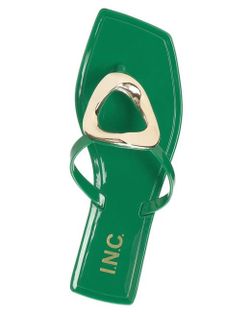 Women's Green Yorlin Jelly Slip-on Sandals