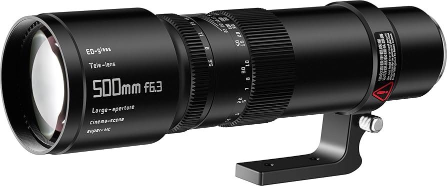 TTArtisan 500mm F6.3 Telephoto Lens Full Frame Large Aperture Wide-Angle Camera Lense Compatible with Sony E-Mount Mirrorless Cameras a7 a7II a7III a7