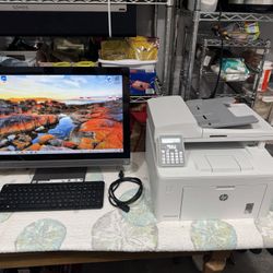 Hp Pavilion All-In-One With Hp Laser Printer