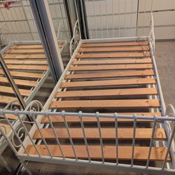 IKEA Bed Frame, Slats, And Mattress 