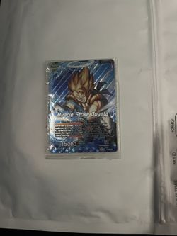 2018 DRAGON BALL SUPER MIRACLE STRIKE GOGETA