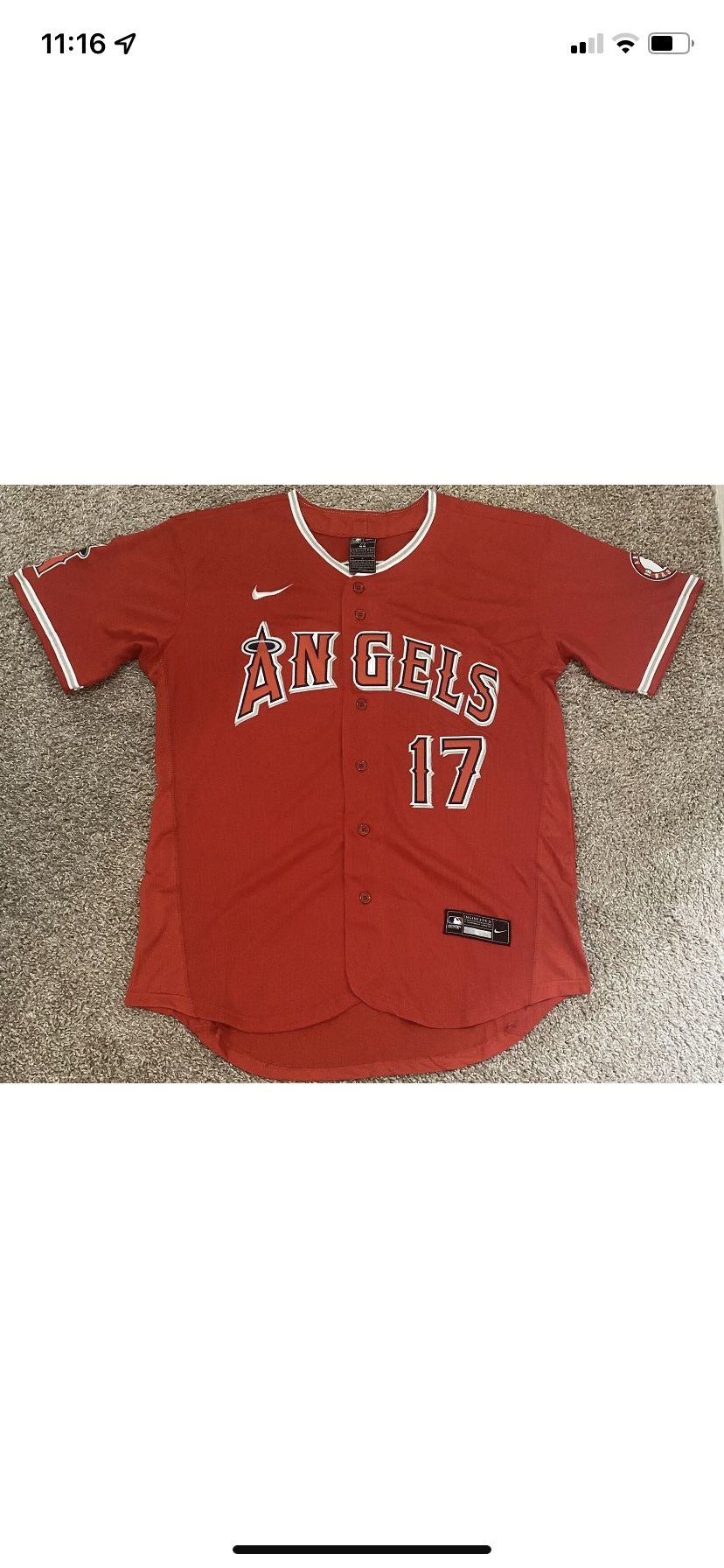 Los Angeles Angels Shohei Ohtani Red Jersey Adult Size Large BRAND NEW