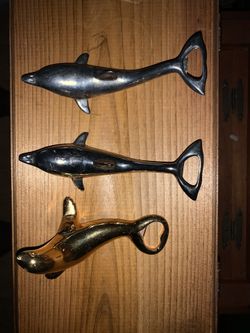 Old metal bottle openers $10