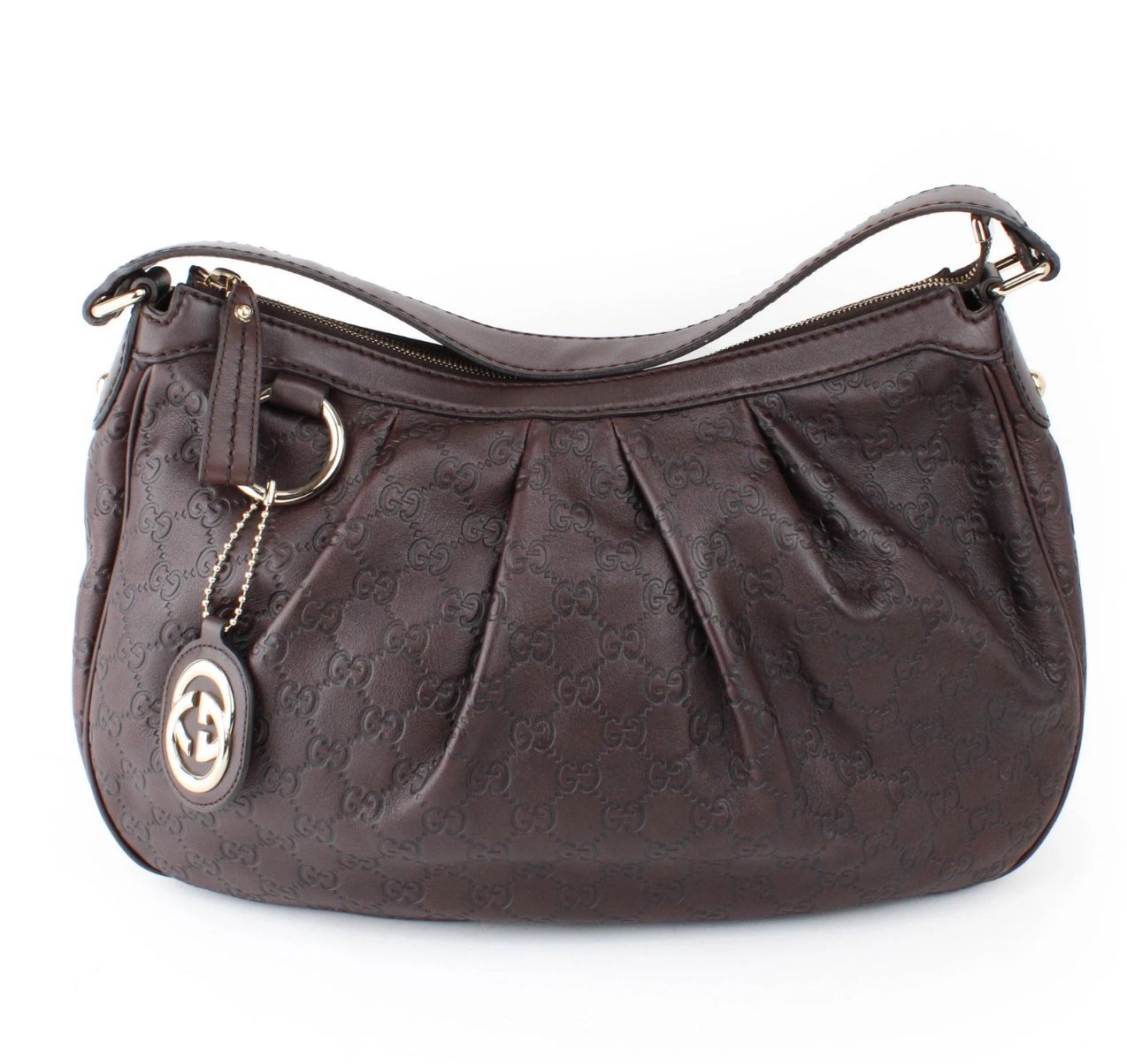 AUTHENTIC EMBOSSED GUCCI With Gold Hardware