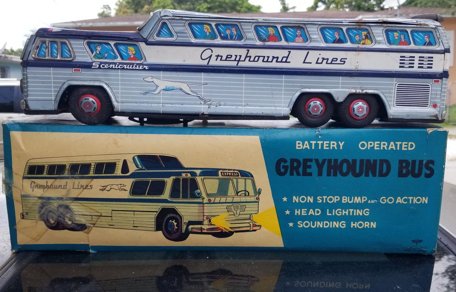Tin toy greyhound bus cheap