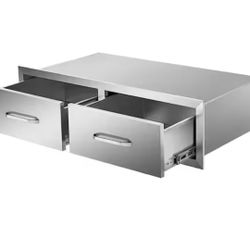Outdoor BBQ Kitchen Drawers 30" W x 10" H x 20" D