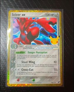 Scizor ex Pokémon Card 108/115 Holo