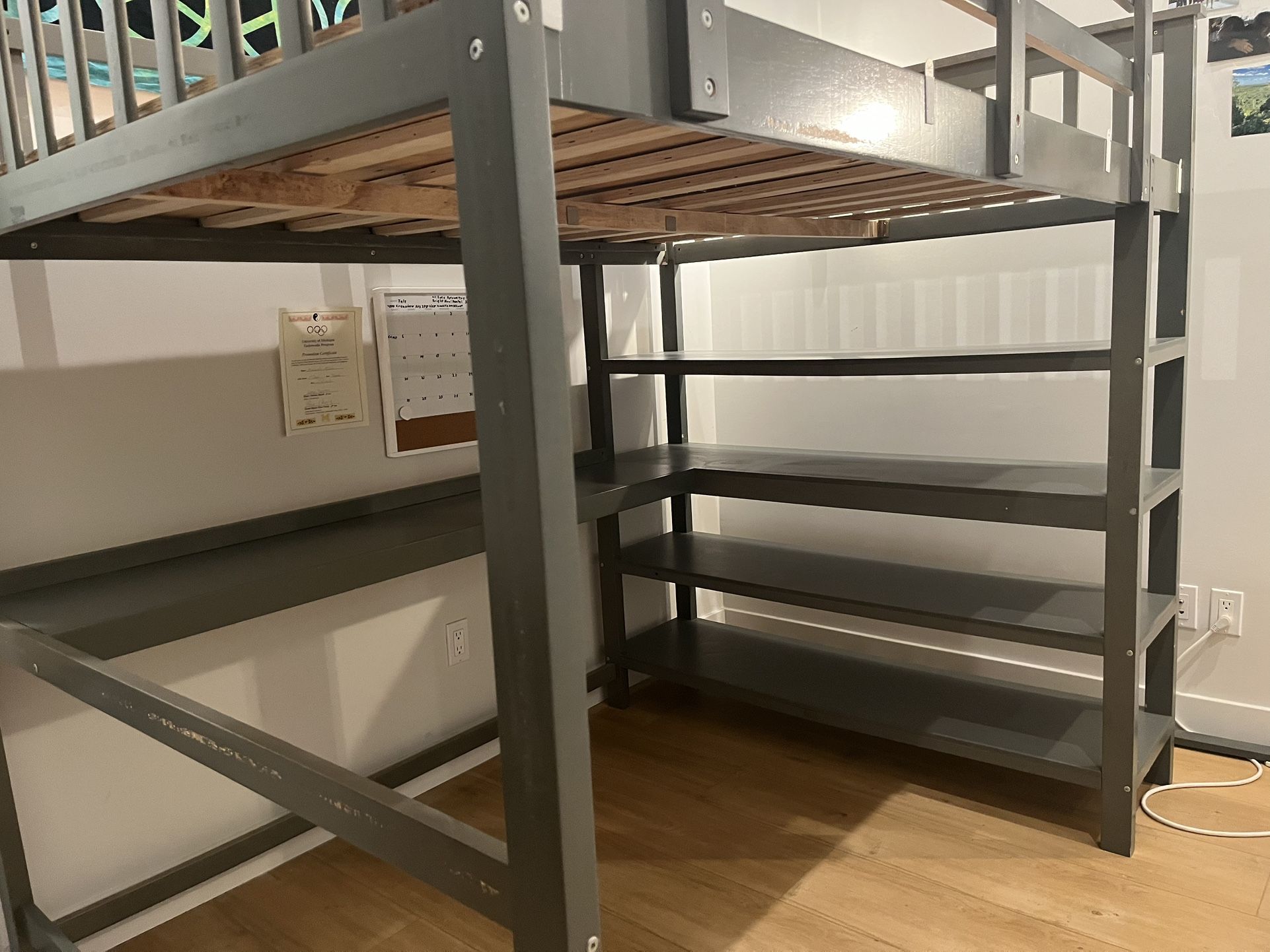 Loft Bed, Desk Area Included- Free