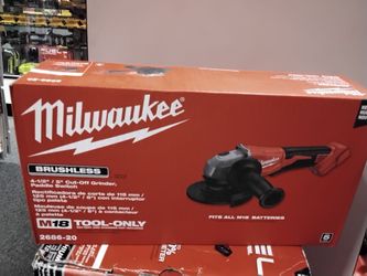 MILWAUKEE 4 1/2- 5" CUT OFF GRINDER/ PADDLE SWITCH