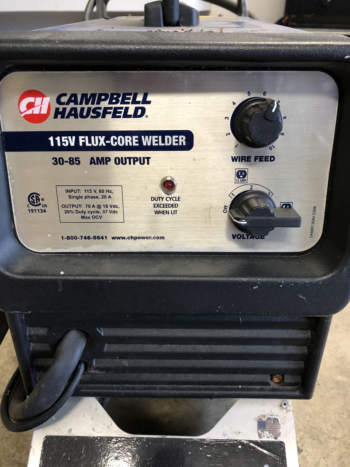 Campbell Hausfeld 115v FluxCore Welder for Sale in Vancouver, WA OfferUp