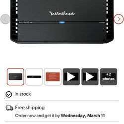 Rockford Fosgate Punch P1000X2 Amplifier 