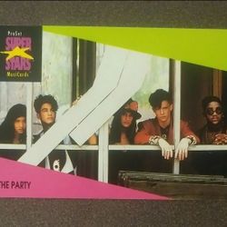 1991 ProSet The Party #87 Card Music Group Pop Dance Musicians Rock Express Musicards Superstars All New Mickey Mouse Club Vintage Collectible Pro Set