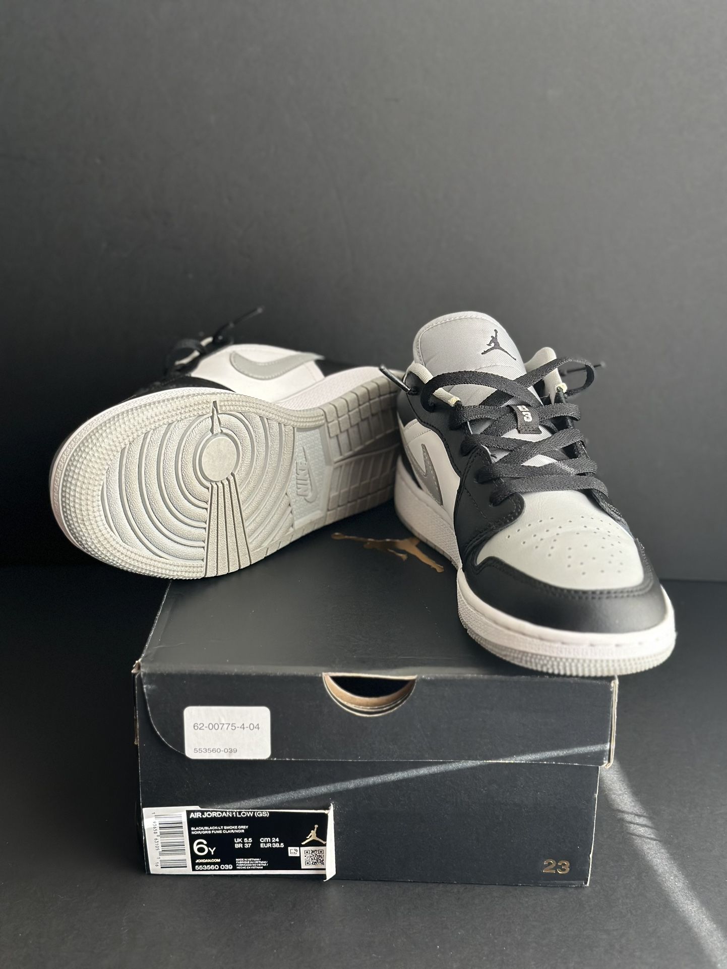 Air Jordan 1 Low GS ‘Smoke Grey’
