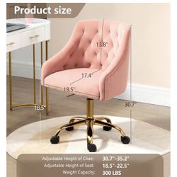 Pink Swivel Office Chairs- $45 Each