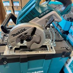 Makita,
18V X2 LXT 5.0Ah
Lithium-Ion (36V)
Brushless Cordless Rear
Handle 7-1/4 in. Circular
Saw Tool only