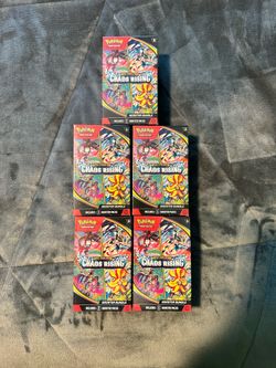 Pokémon Chaos Rising Booster Bundle Set of 5