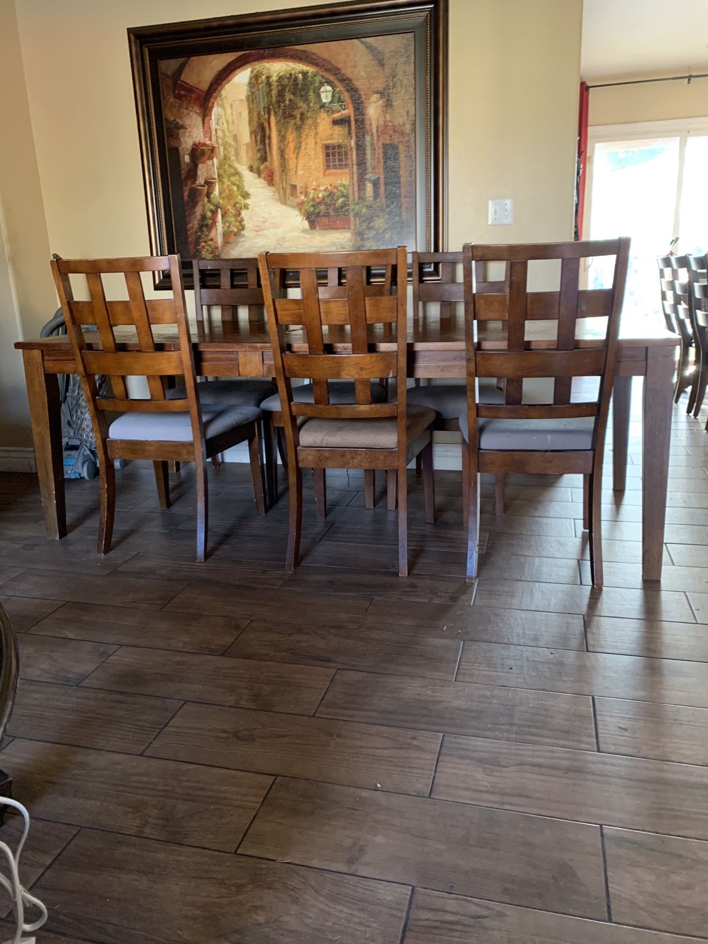 Dining Room Table And 6 Chairs