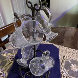 Porta Tazas Princes House,y 4 Tazas.