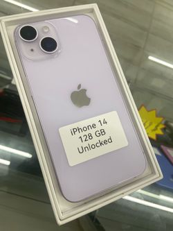 iPhone 14 unlocked. Cash or $50 down w approval