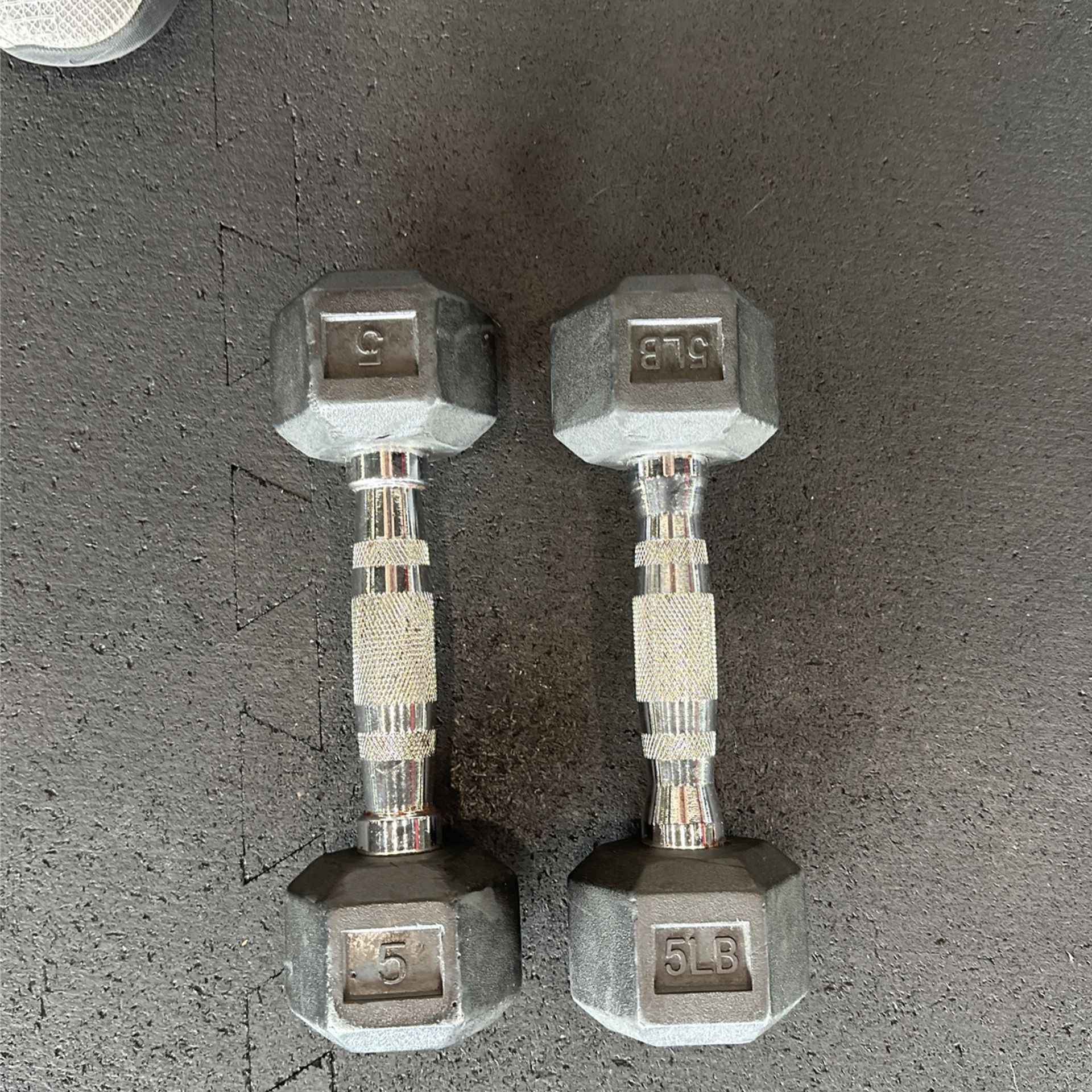 Pair Of 5lb Dumbbells