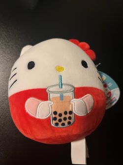 Hello Kitty Boba Tea Squishmallow Plush