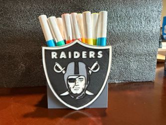 LV Raiders Pencil Holder, 3D Printed