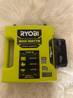 Ryobi 18V 800-Watt Automotive Power Inverter